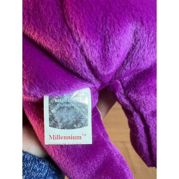 Ty Beanie Babies Millennium Bear Birthday January 1 1999 - Picture 7 of 9